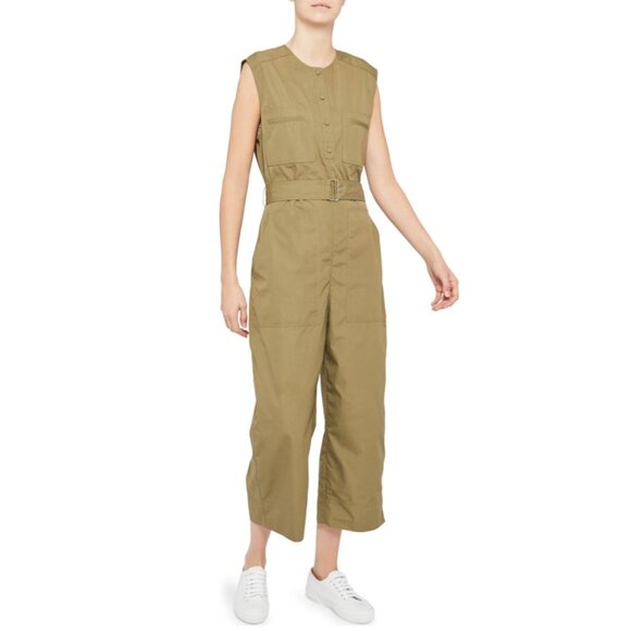 Theory Cargo Jumpsuit (Fox Olive, P) - Picture 1 of 6